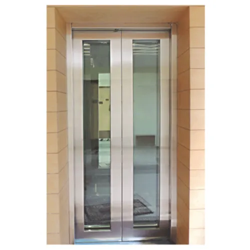 Stainless steel automatic elevator door